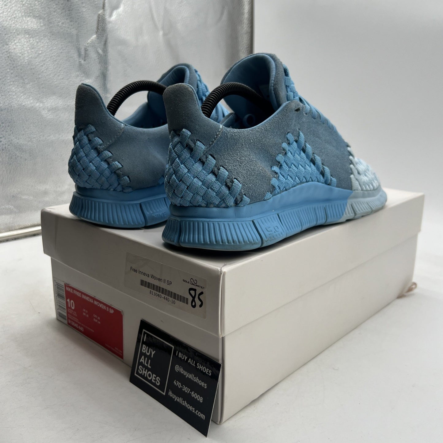 Size 10 - Nike Free Inneva Woven 2 SP Blue (813040-440)