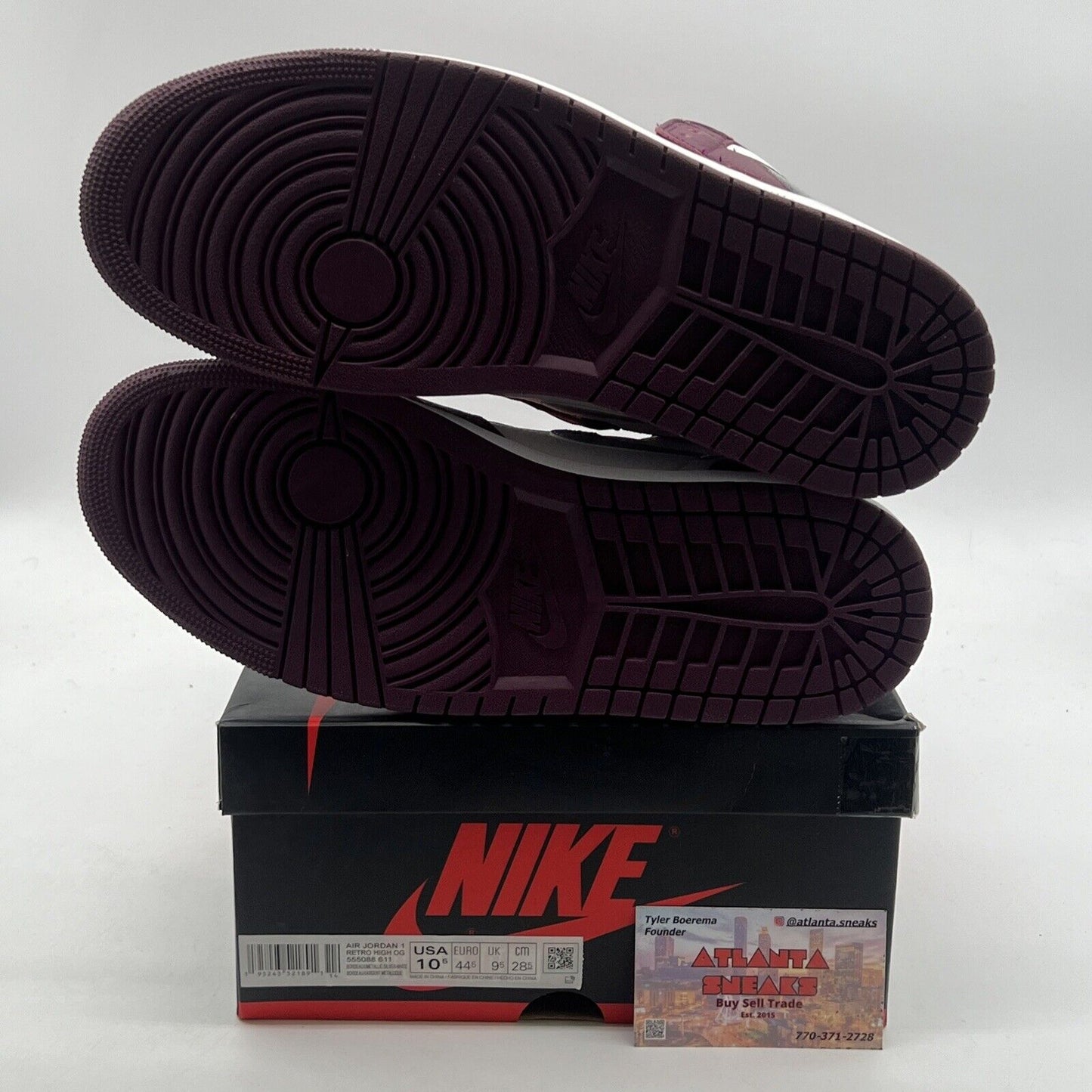 Size 10.5 - Air Jordan 1 Retro High OG Bordeaux (555088-611)