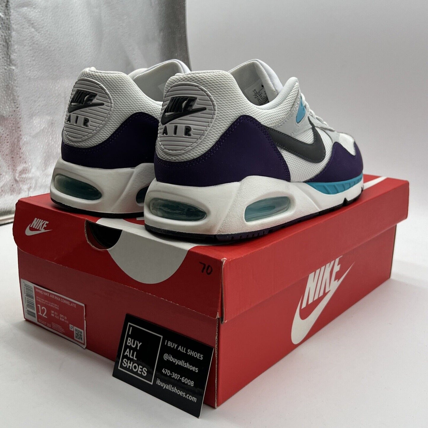 Size 12 - Nike Air Max Correlate Club Purple W (511417-153)
