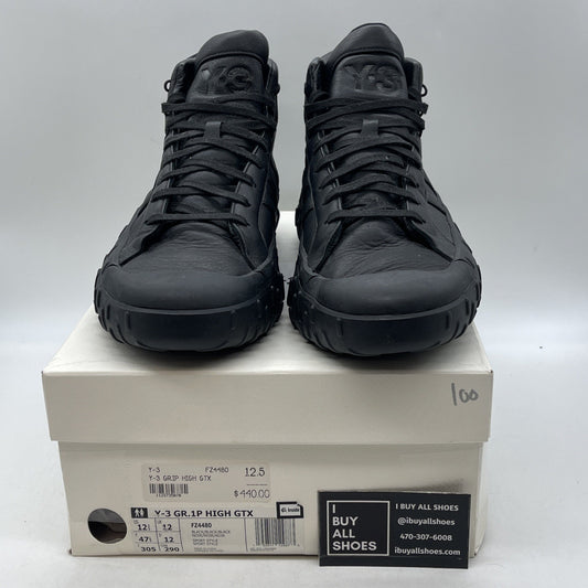 Size 12.5 - Adidas Y-3 GR.1P GTX High Triple Black (FZ4480)
