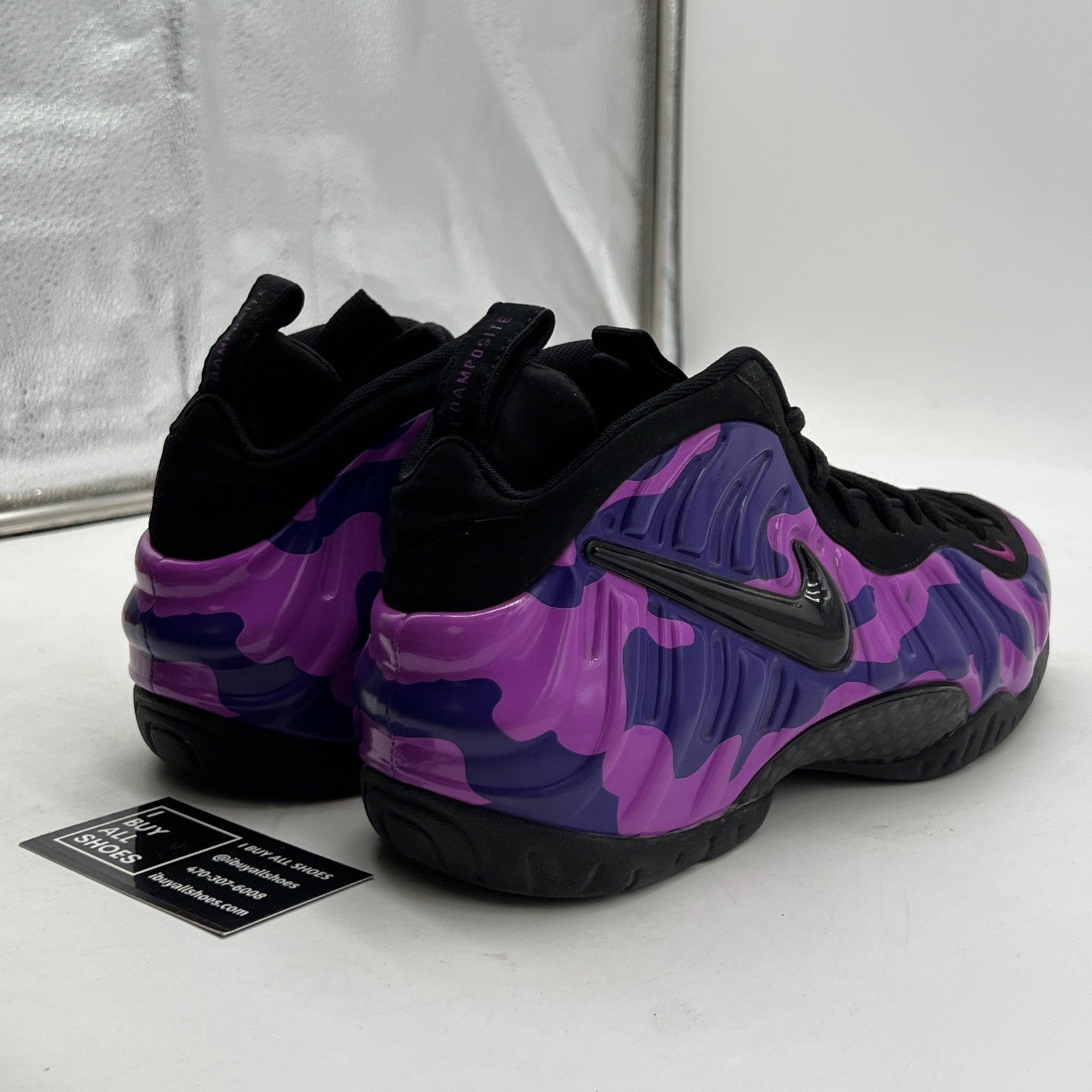 Size 11 - Nike Air Foamposite Pro Purple Camo (624041-012)