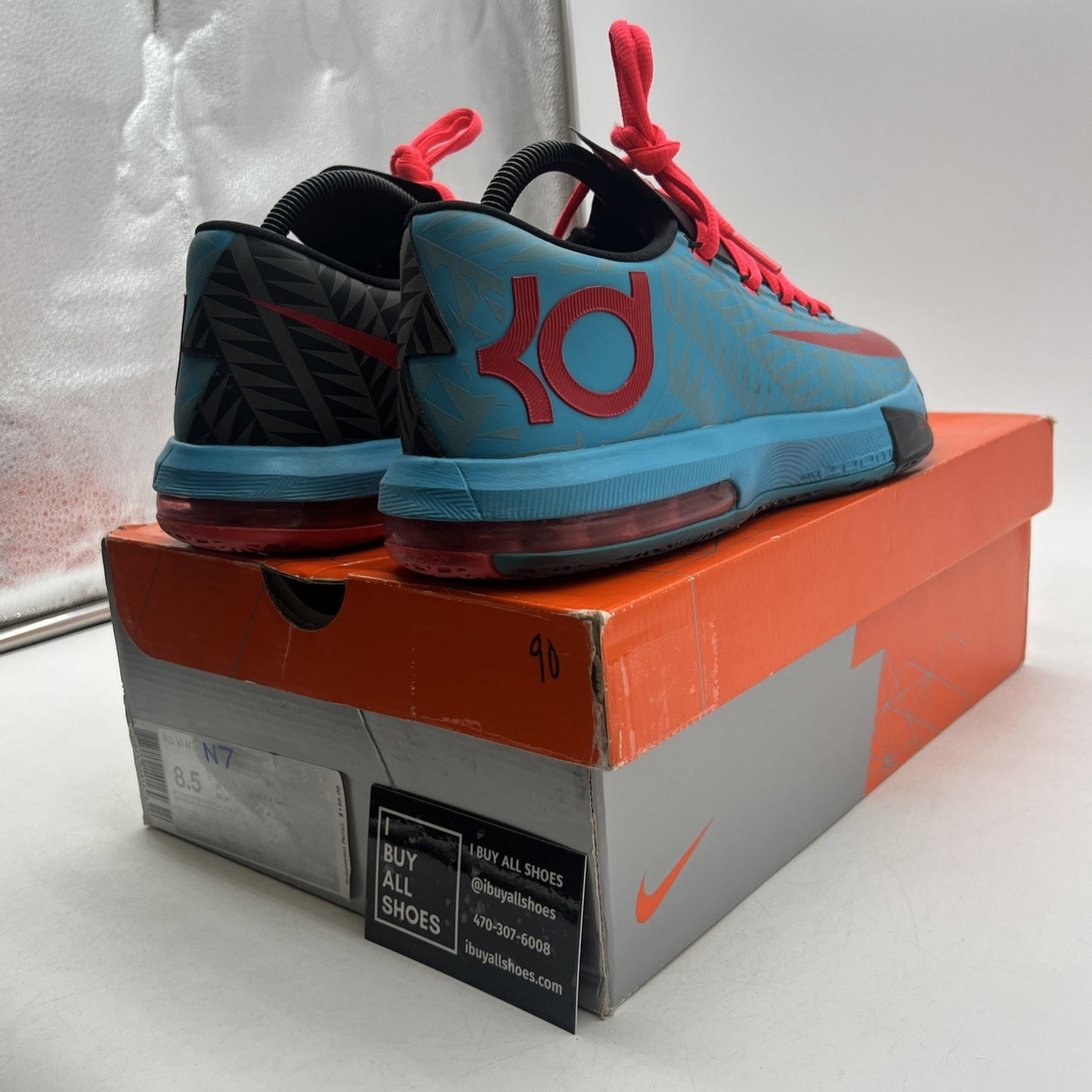Size 8.5 - Nike KD 6 N7 - (626368-466)