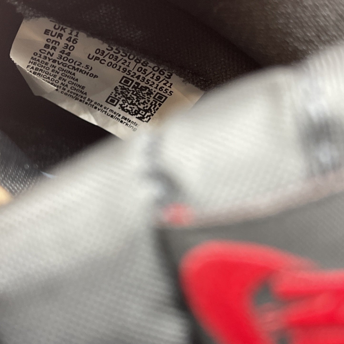 Size 12 - Air Jordan 1 Retro OG High Patent Bred (555088-063)