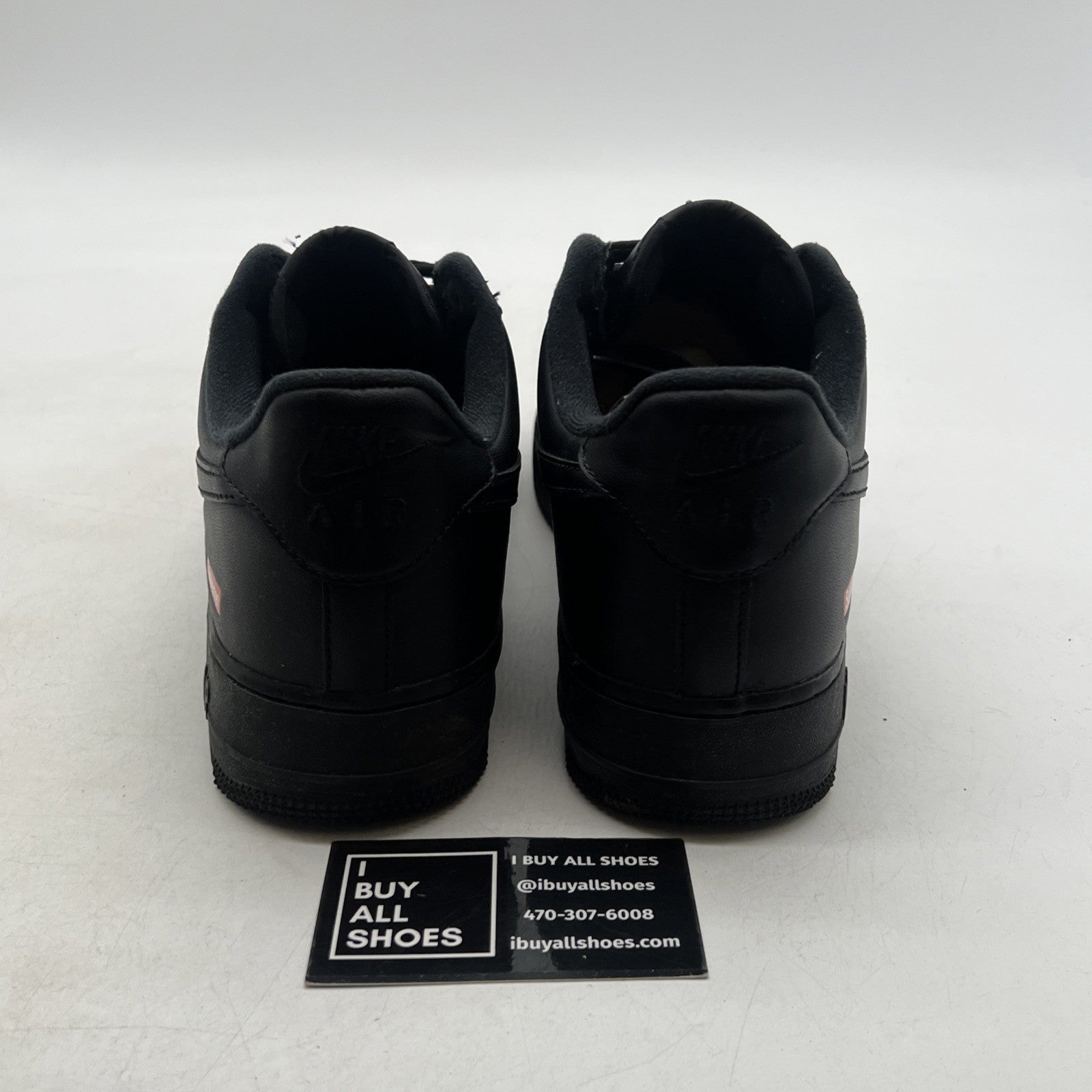 Size 9 - Nike Air Force 1 Low x Supreme Box Logo - Black (CU9225-001)