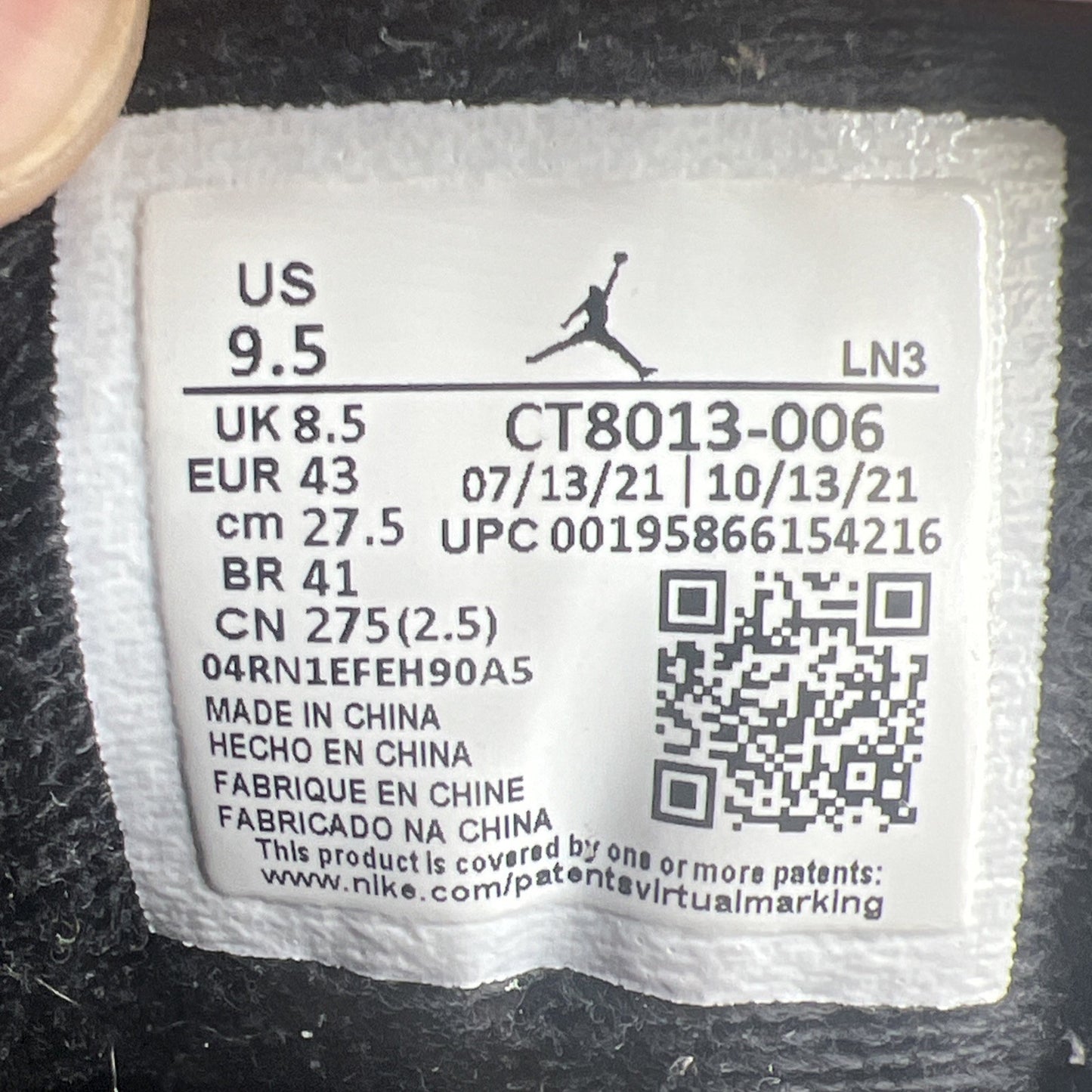 Size 9.5 - Air Jordan 12 Retro Mid Playoff (CT8013-006)
