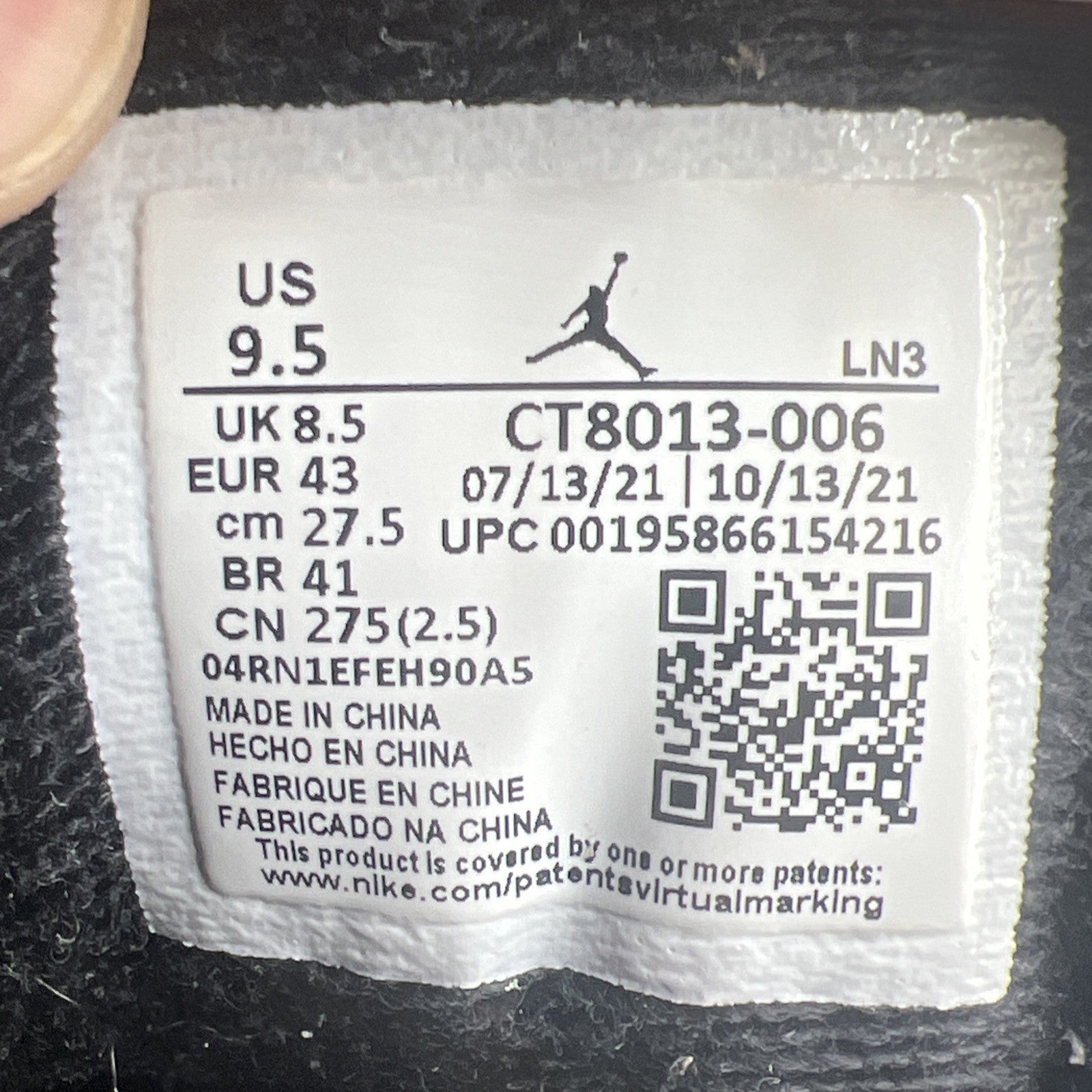 Size 9.5 - Air Jordan 12 Retro Mid Playoff (CT8013-006)