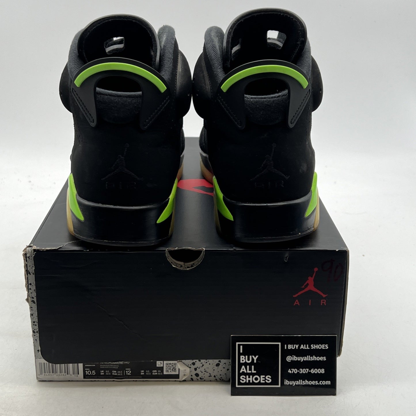 Size 10.5 - Air Jordan 6 Retro Electric Green 2021 (CT8529-003)
