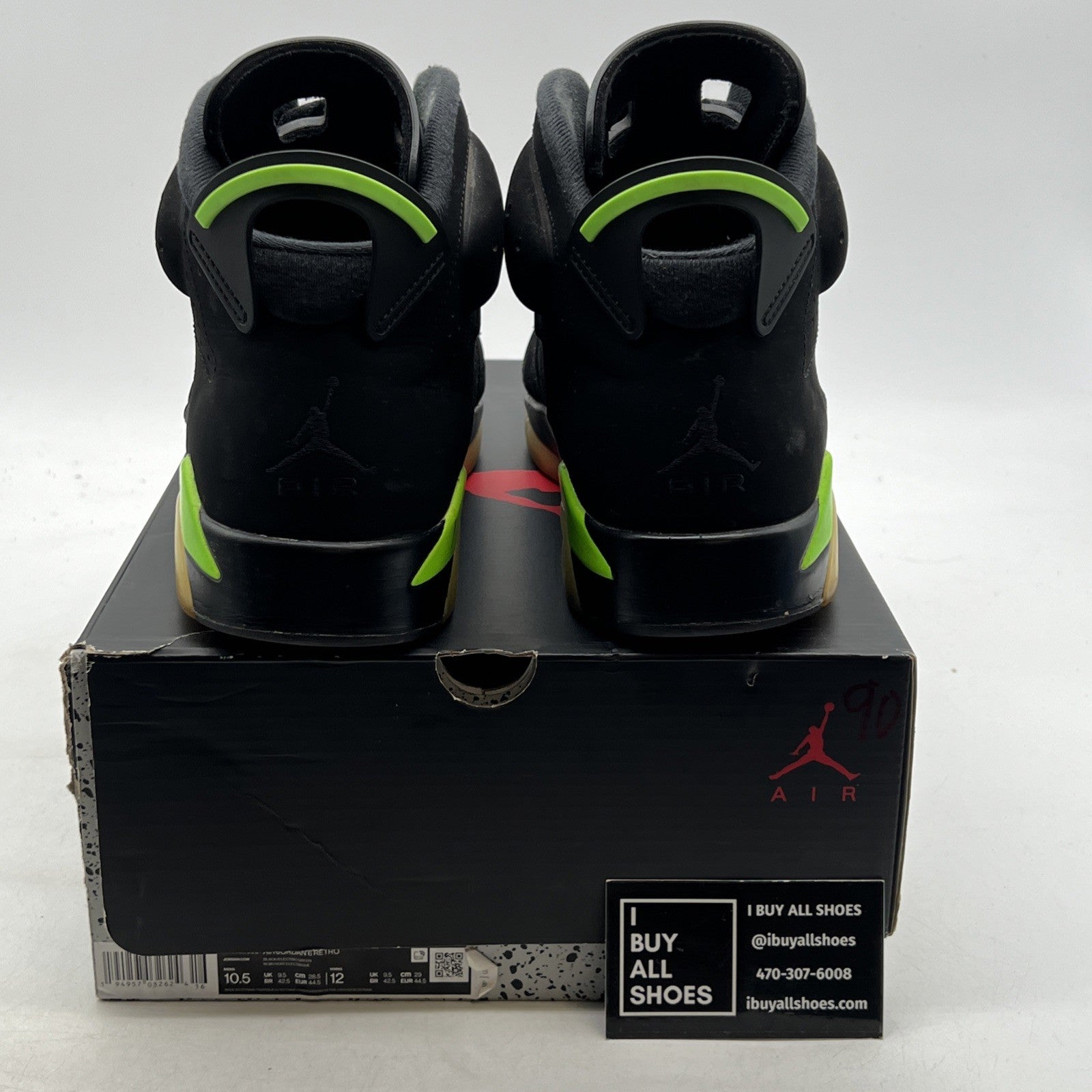 Size 10.5 - Air Jordan 6 Retro Electric Green 2021 (CT8529-003)