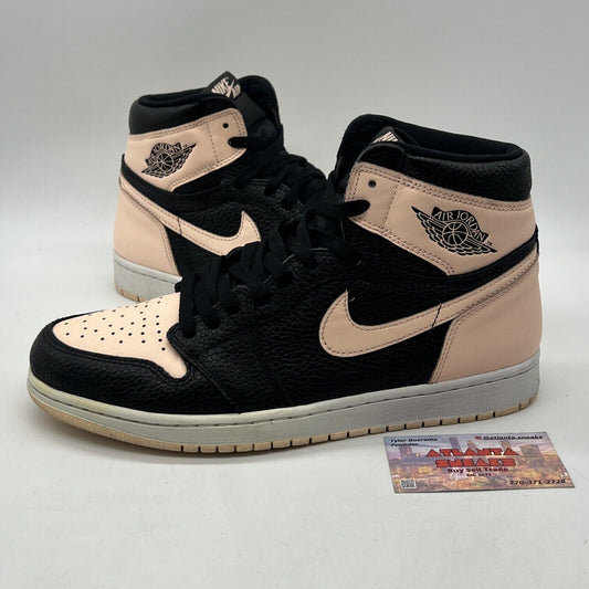 Size 10.5 - Air Jordan 1 Retro OG High Crimson Tint Black Leather (555088-081)