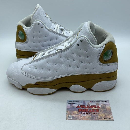 Size 7Y - Air Jordan 13 Retro 2023 Wheat White Brown Green Suede (DJ3003-171)