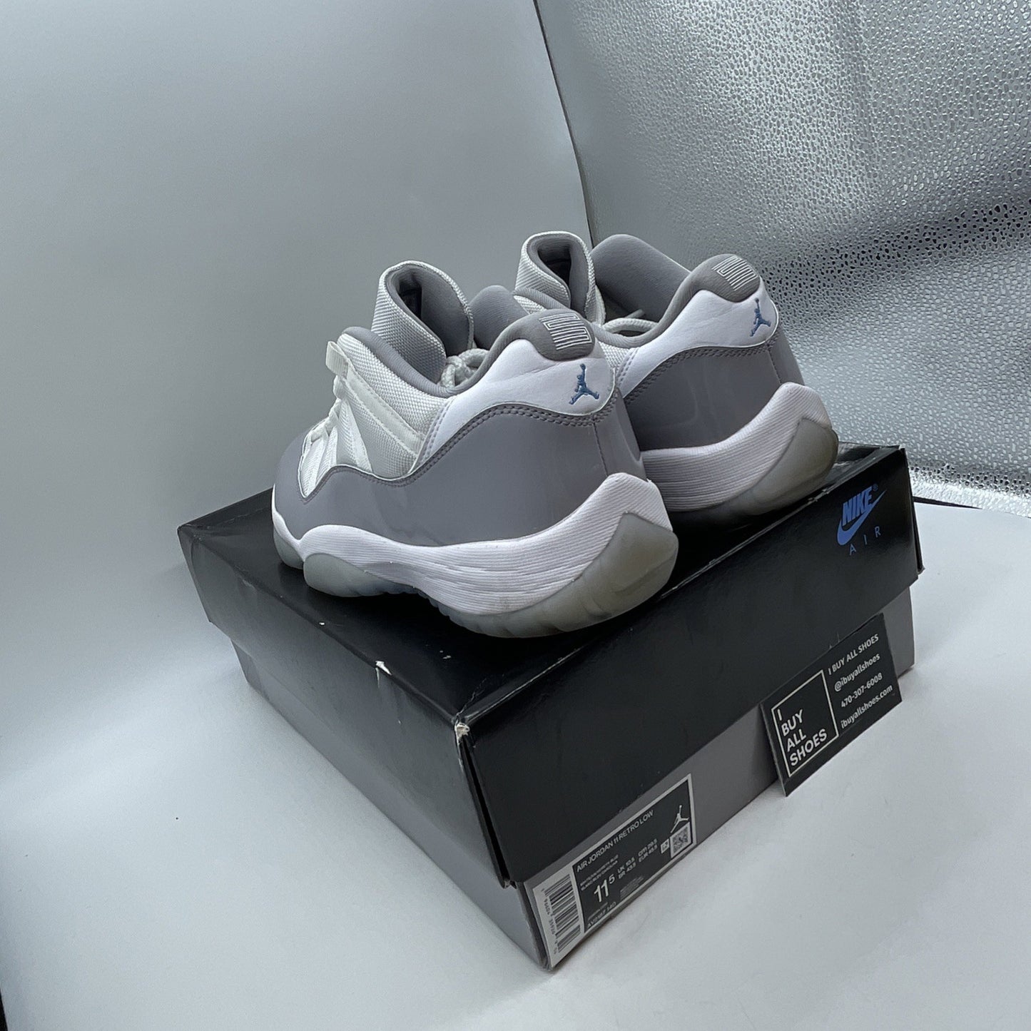 Size 11.5 - Air Jordan 11 Retro Low Cement Grey (AV2187-140)