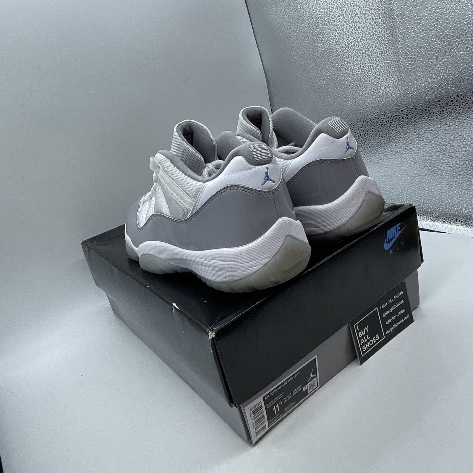 Size 11.5 - Air Jordan 11 Retro Low Cement Grey (AV2187-140)