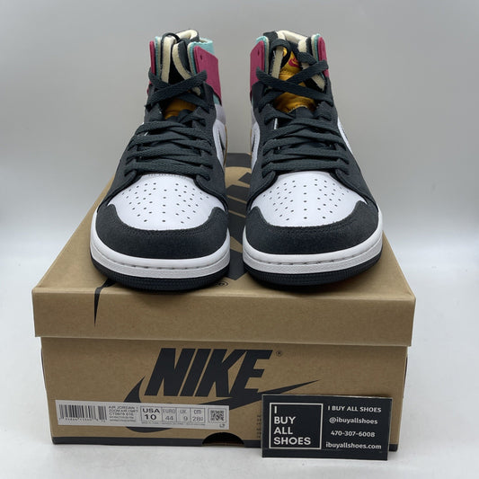 Size 10 - Air Jordan 1 Zoom Comfort High Multi-Color (CT0978-016)