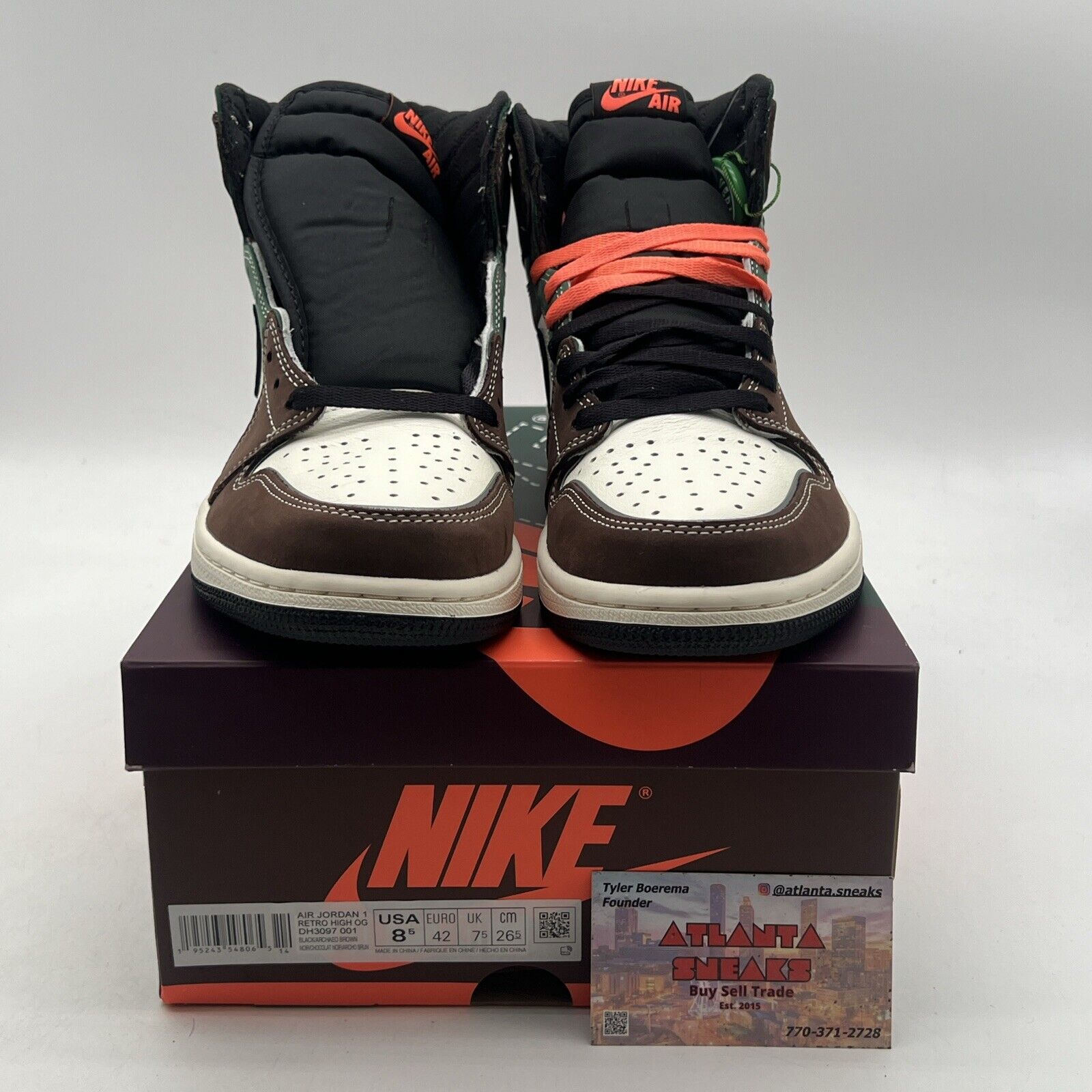 Size 8.5 - Air Jordan 1 High OG Crafted 2021 (DH3097-001)