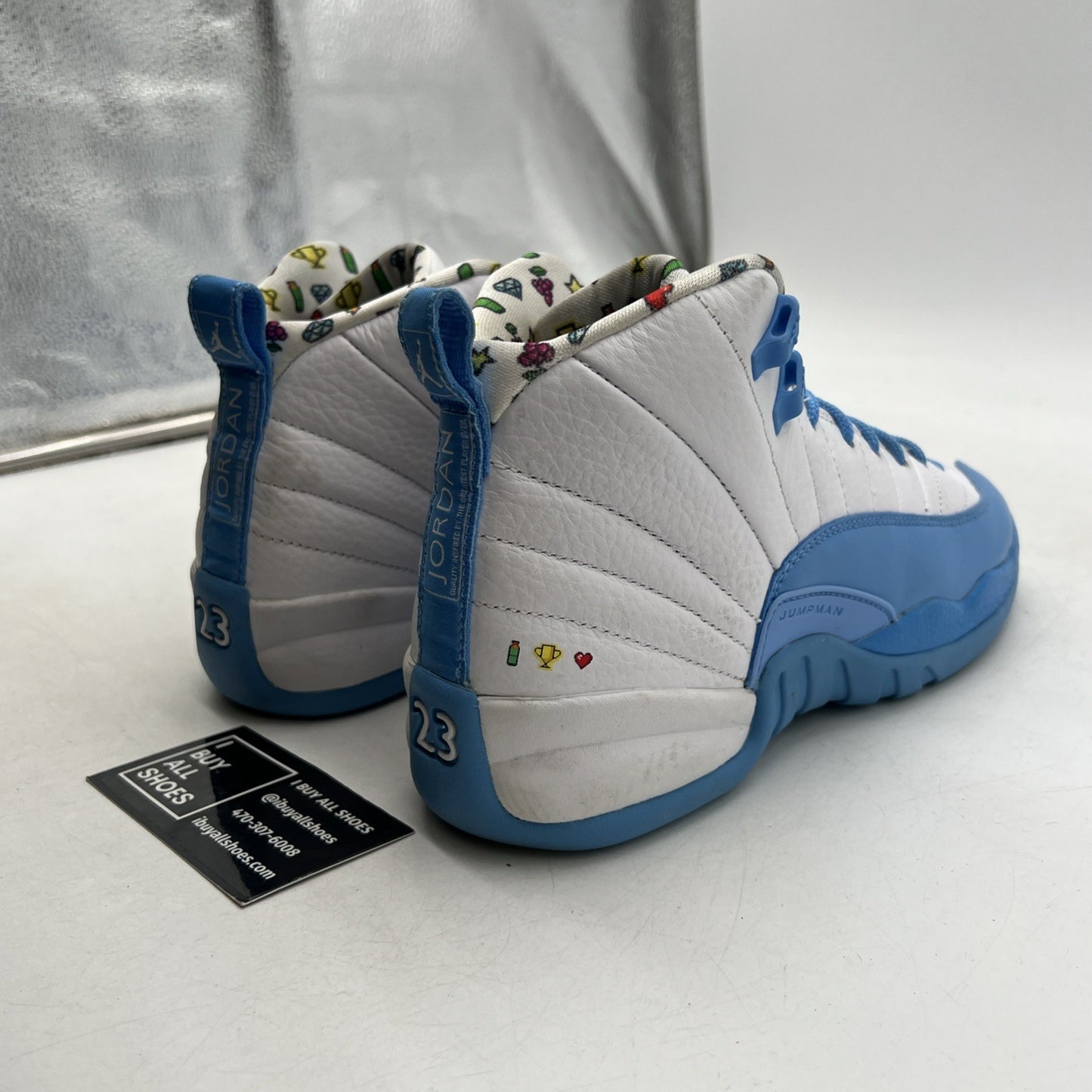 Size 6.5Y - Air Jordan 12 Retro Mid Emoji (DQ4365-114)