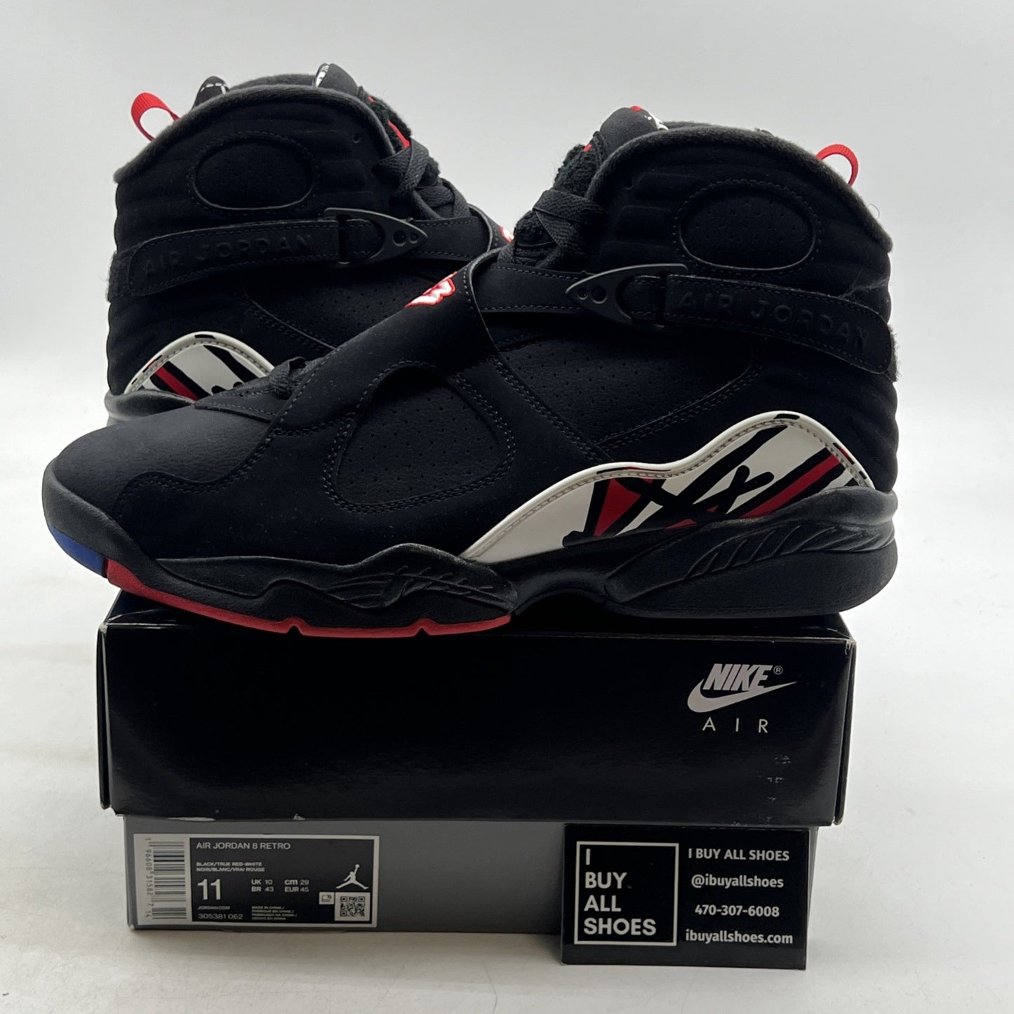 Size 11 - Air Jordan 8 Retro Mid Playoff (305381-062)