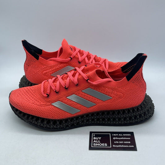 Size 11.5 - adidas 4DFWD Legacy Indigo Turbo Pink Silver Suede (GZ8619)