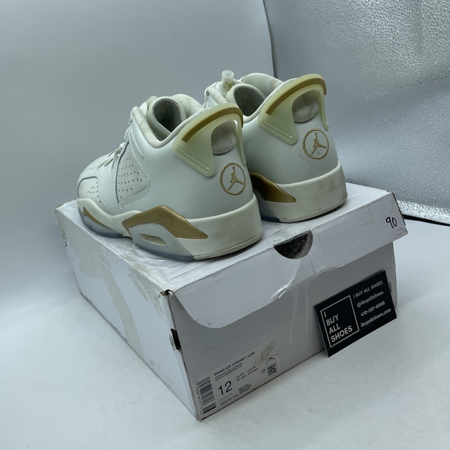 Size 11W - Air Jordan 1 Low White Wolf Grey (DC0774-105)
