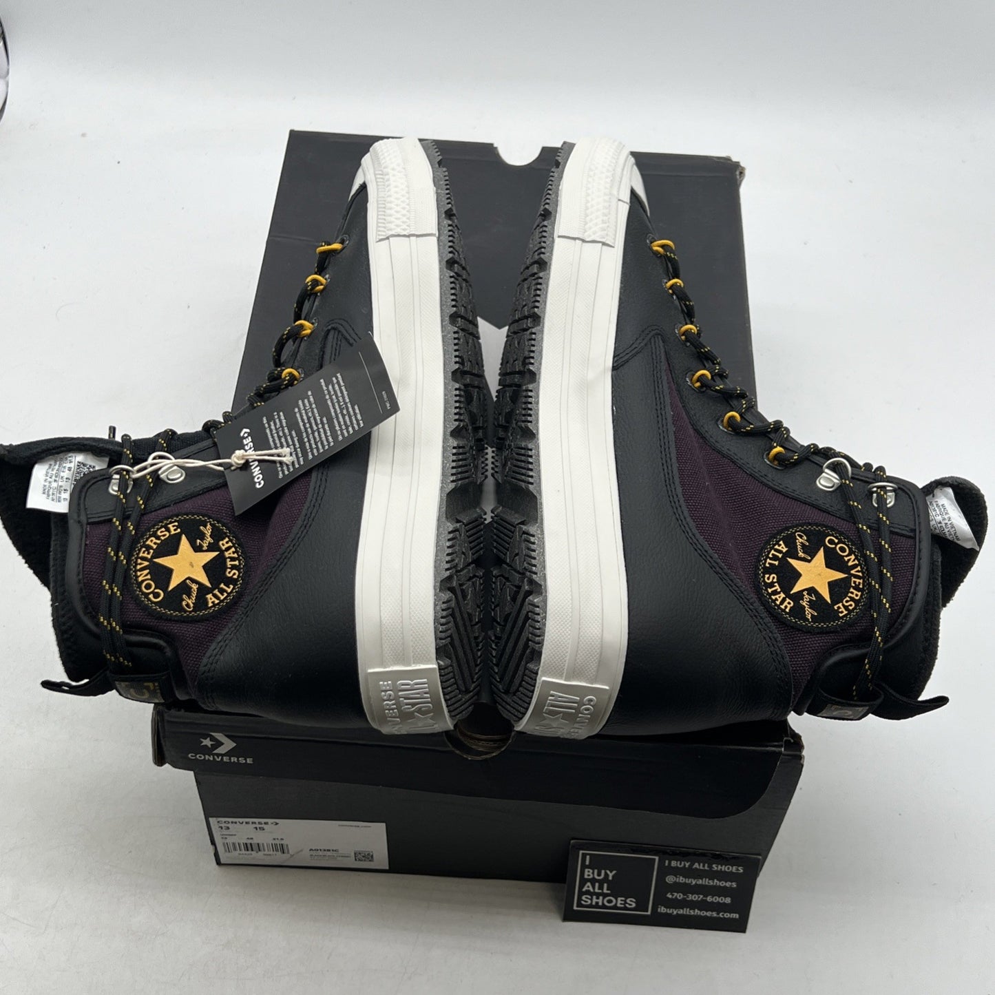 Size 15W - Converse Chuck Taylor All Star All Terrain HI Black/Maroon (A01381C)