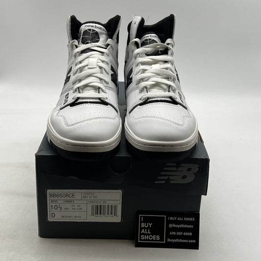 Size 10.5 - New Balance 650R White Black (BB650RCE)