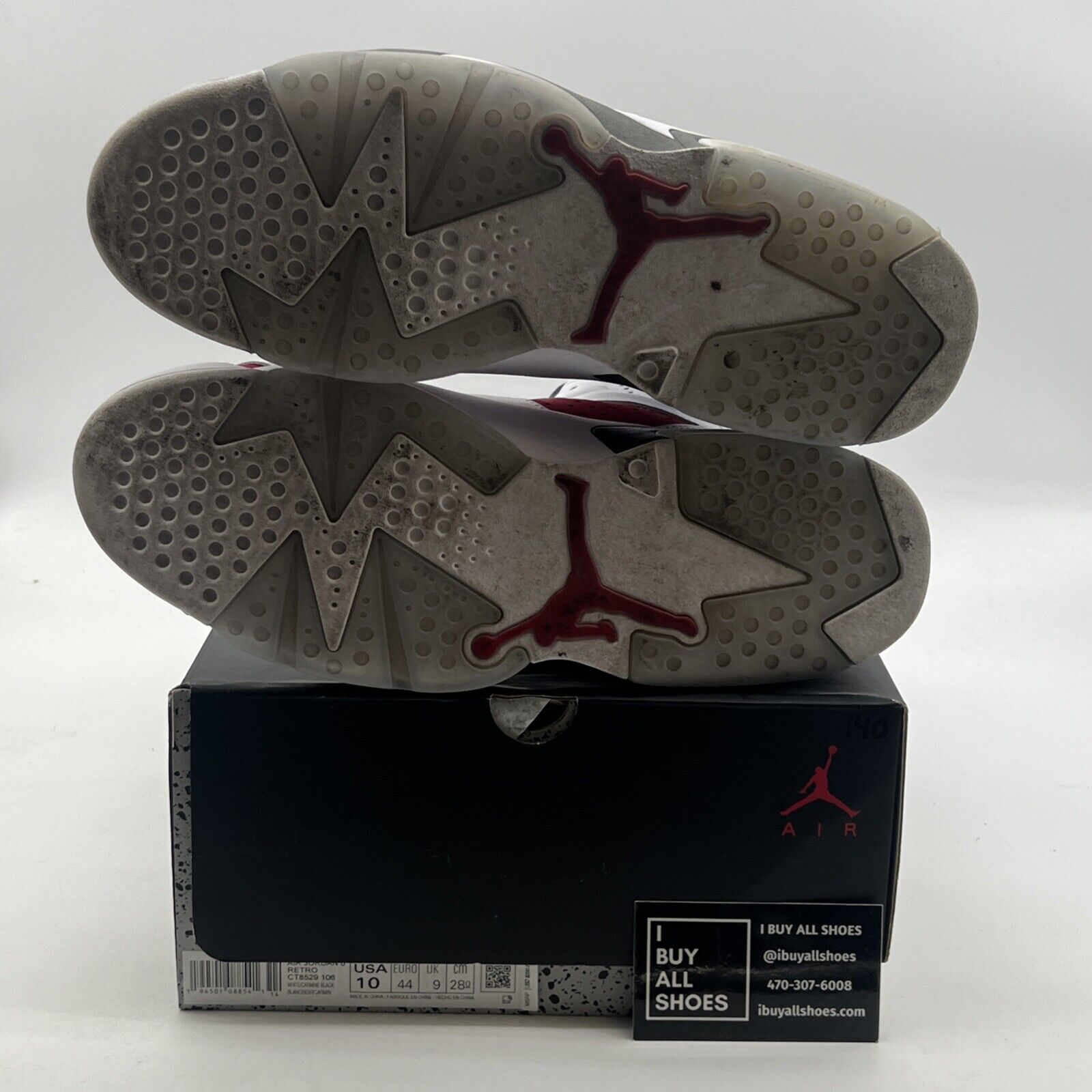 Size 10 - Air Jordan 6 Retro OG Mid Carmine (CT8529-106)