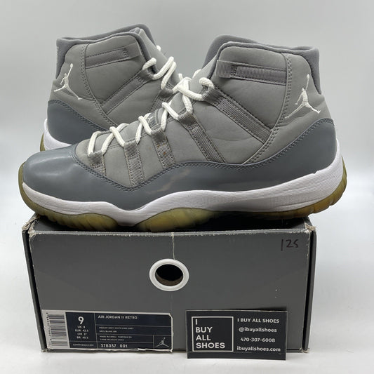 Size 9 - Air Jordan 11 Retro 2010 Cool Grey Suede Leather (378037-001)