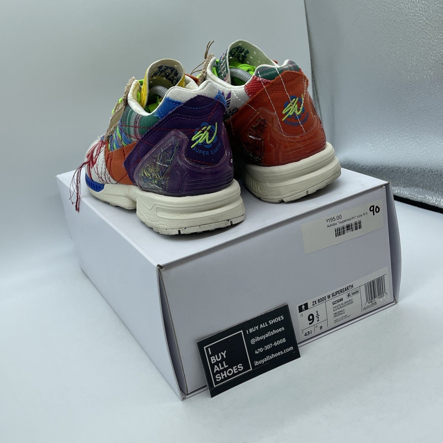 Size 9.5 - adidas Sean Wotherspoon x ZX 8000 A-ZX Series - Super Earth (GZ3088)