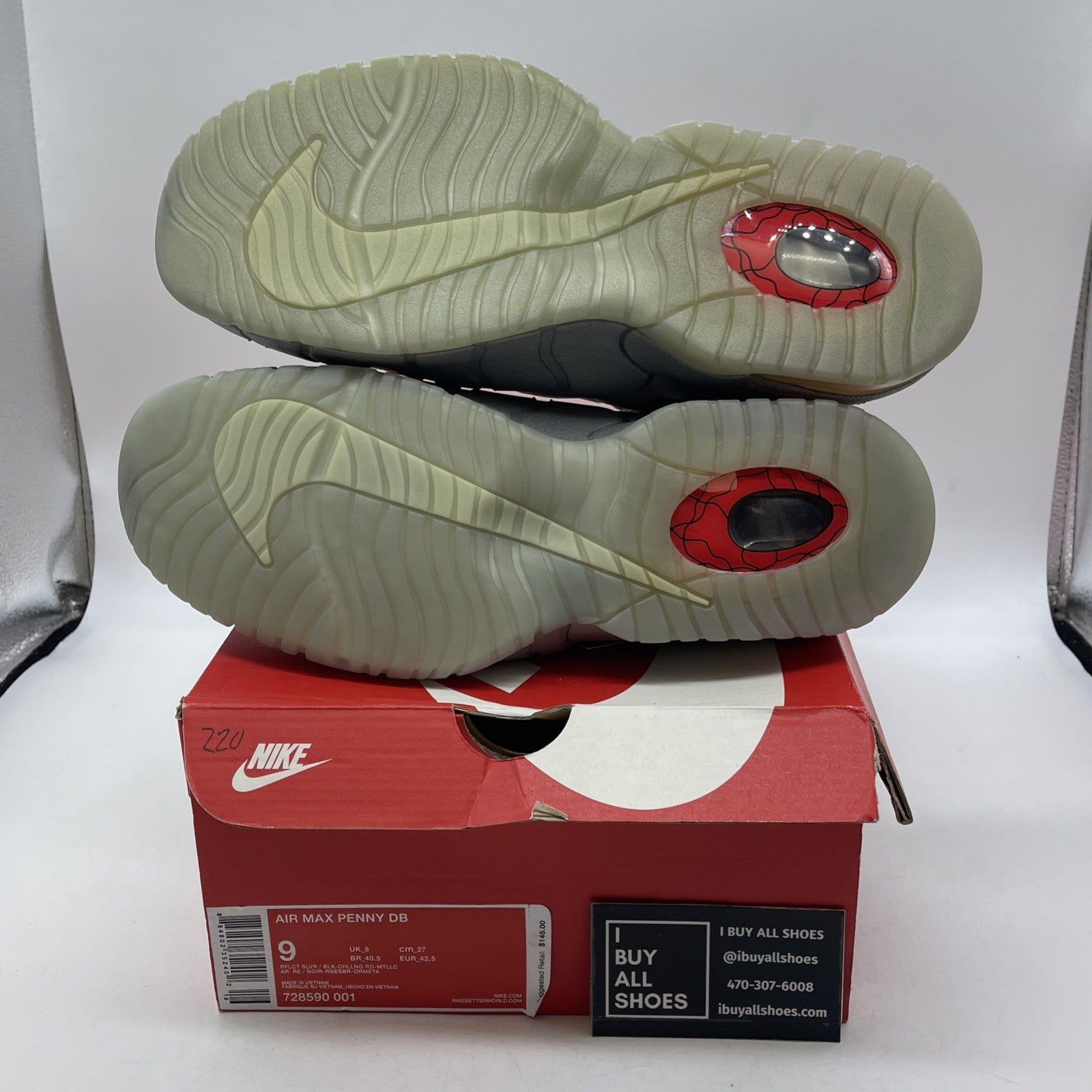 Size 9 - Nike Air Max Penny DB Doernbecher (728590-001)
