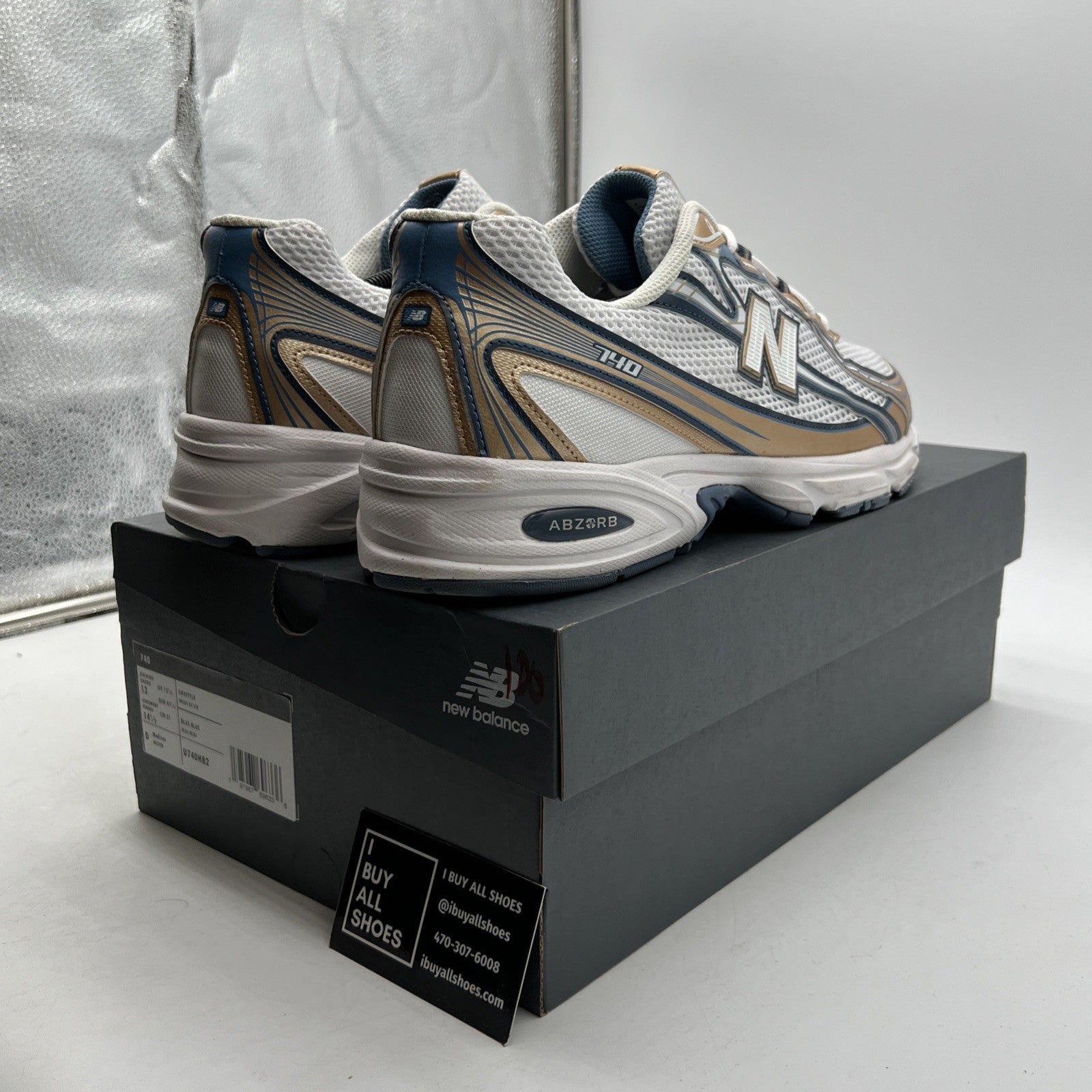 Size 13 - New Balance 740v2 Heron Blue Vintage Indigo (U740HB2)