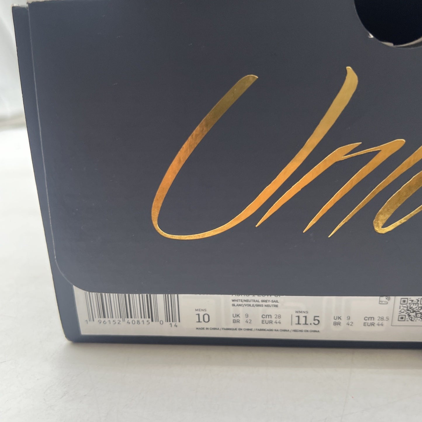 Size 10 - Air Jordan 1 Retro AJKO Low SP Union White/Neutral (D08912-101)