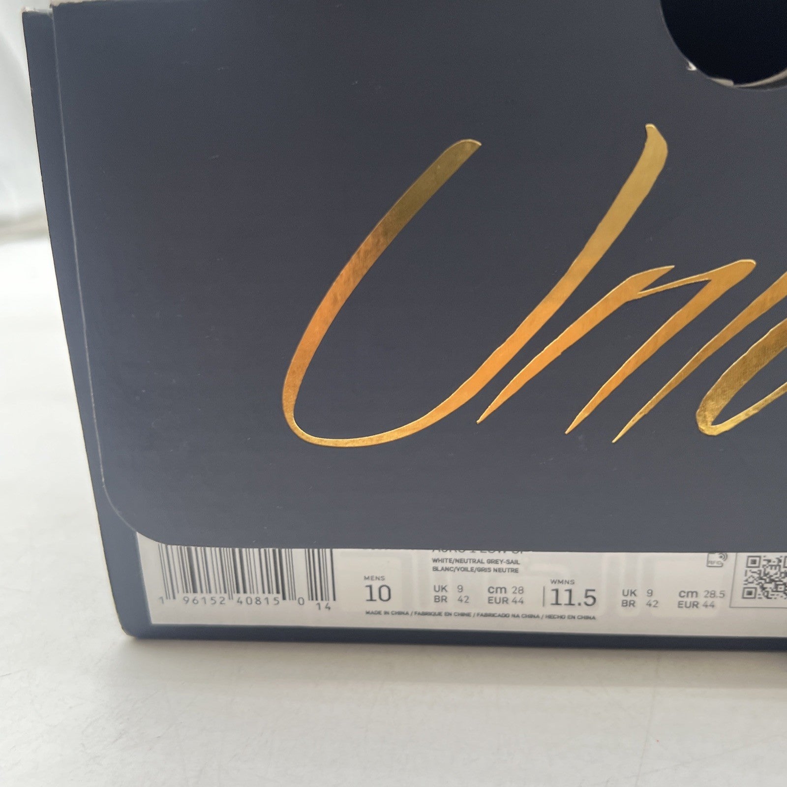 Size 10 - Air Jordan 1 Retro AJKO Low SP Union White/Neutral (D08912-101)