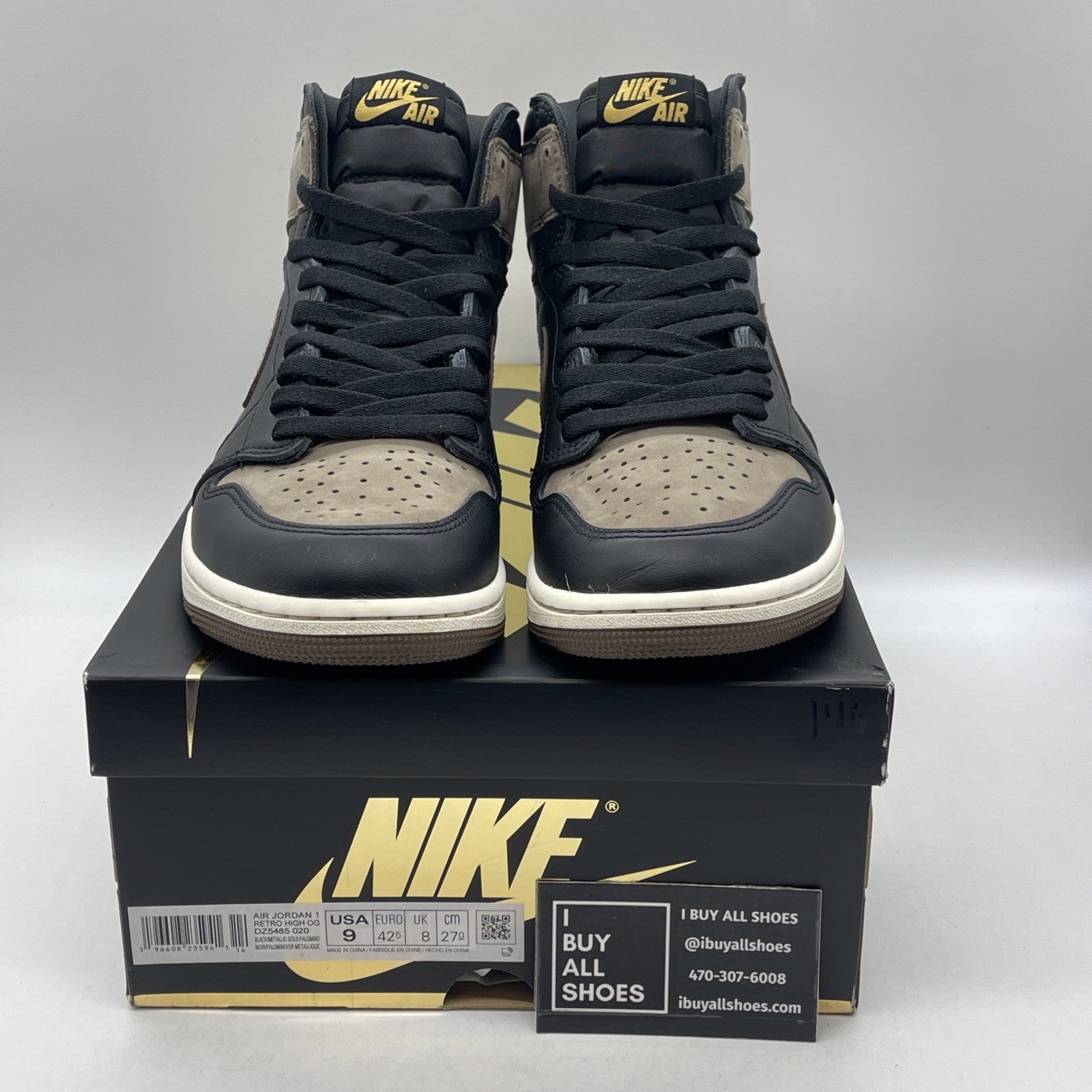Size 9 - Air Jordan 1 Retro OG High Palomino (DZ5485-020)
