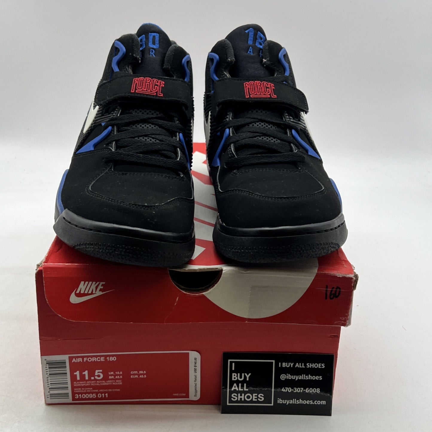 Size 11.5 - Nike Air Force 180 2016 Barkley (310095-011)