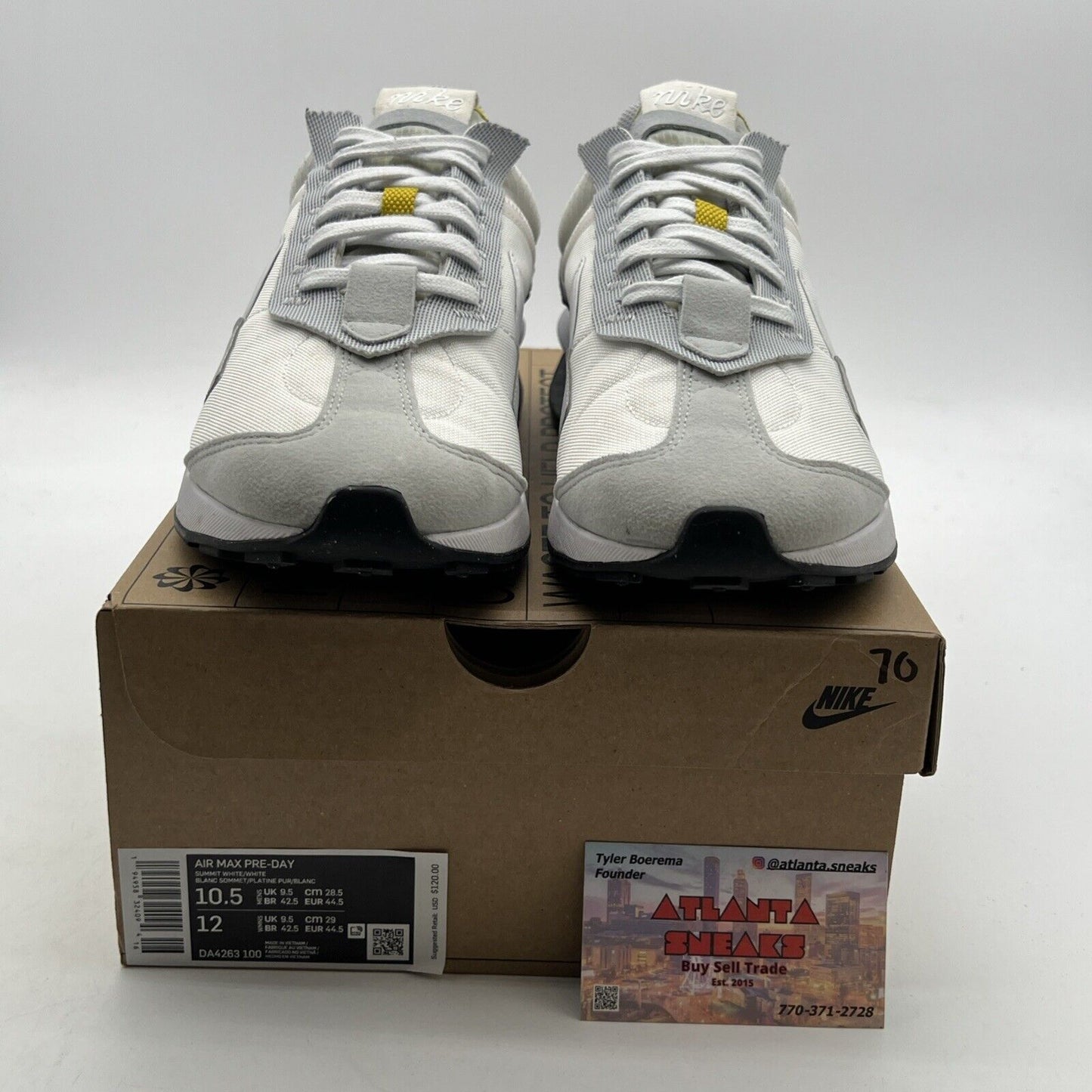 Size 10.5 - Nike Air Max Pre-Day Summit White (DA4263-100)