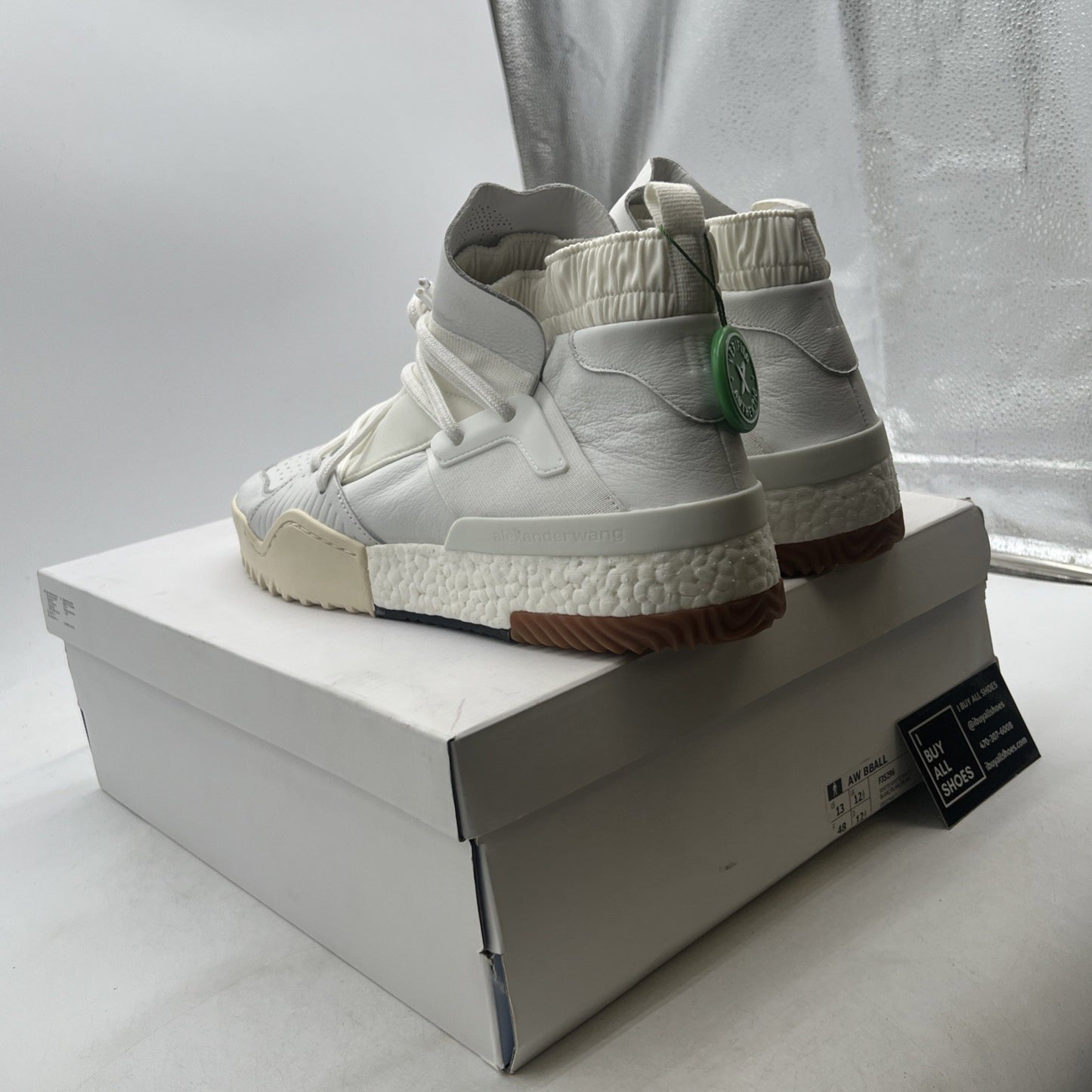 Size 13 - Adidas Alexander Wang x Bball Triple White (F35296)