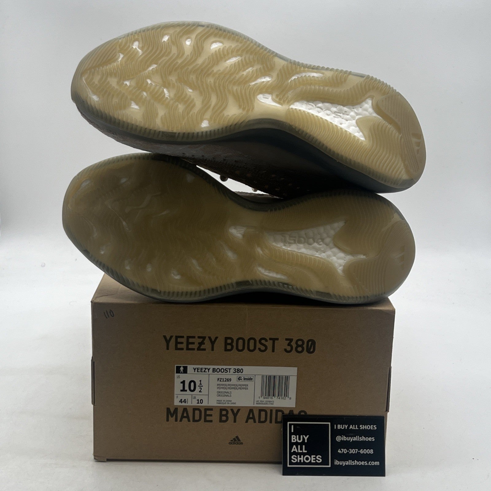 Size 10.5 - Adidas Yeezy Boost 380 Pepper Non-Reflective (FZ1269)