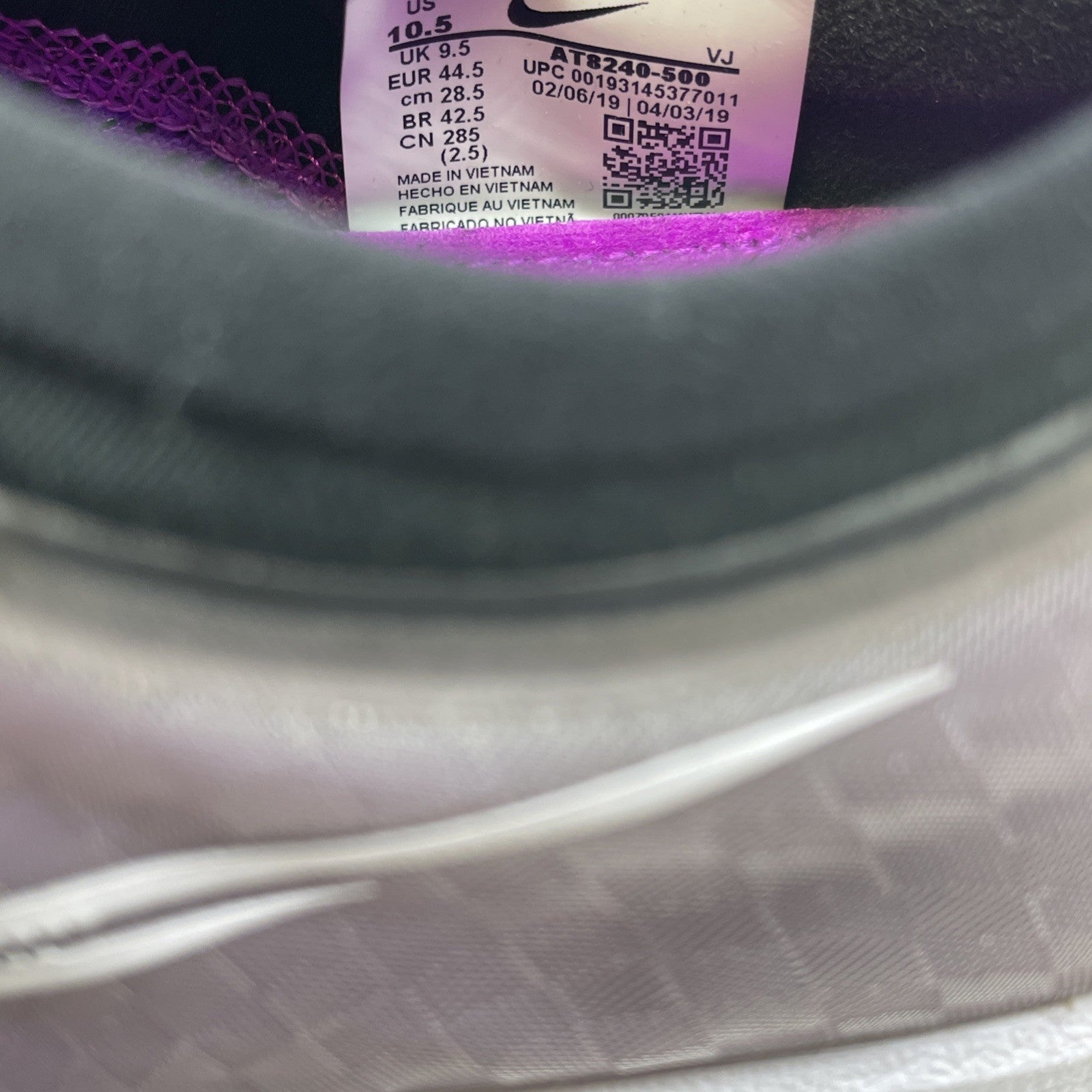 Size 10.5 - Nike Zoom Fly 3 Hyper Violet Black Suede Leather (AT8240-500)