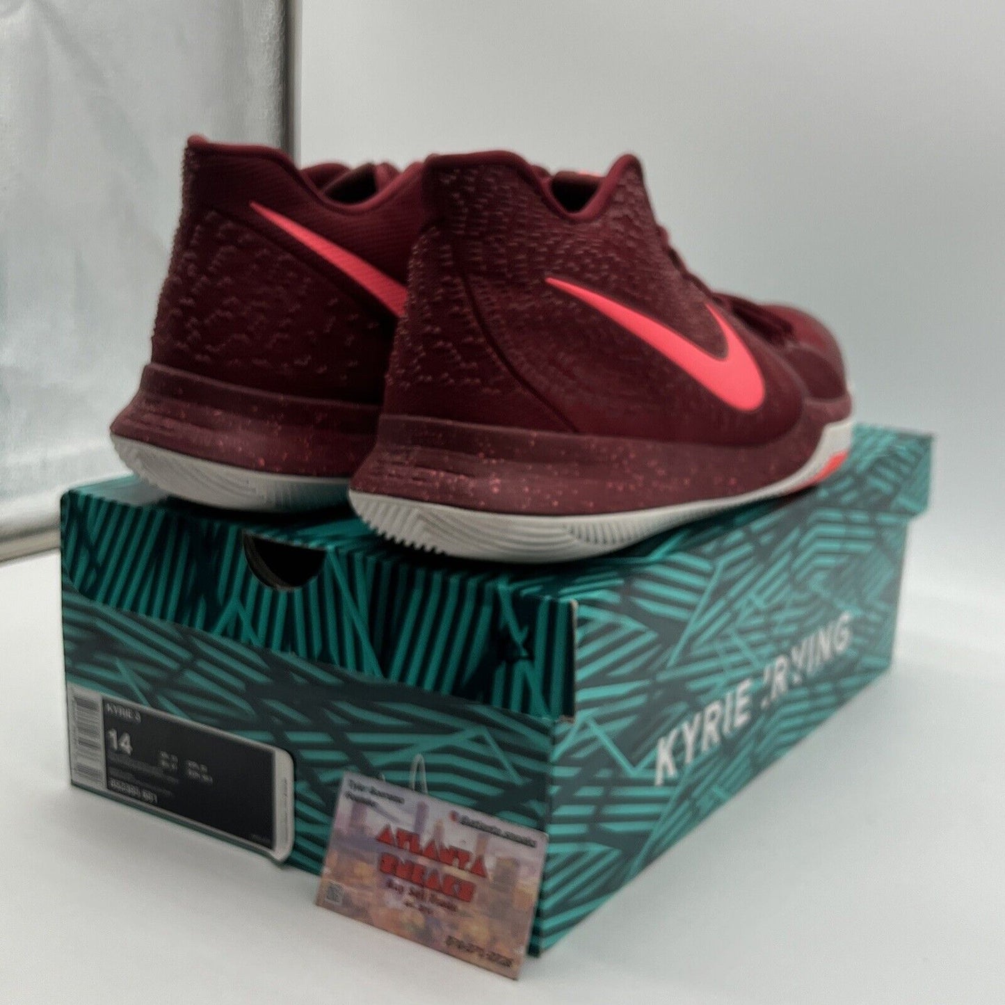 Size 14 - Nike Kyrie 3 Hot Punch White (852395-681)