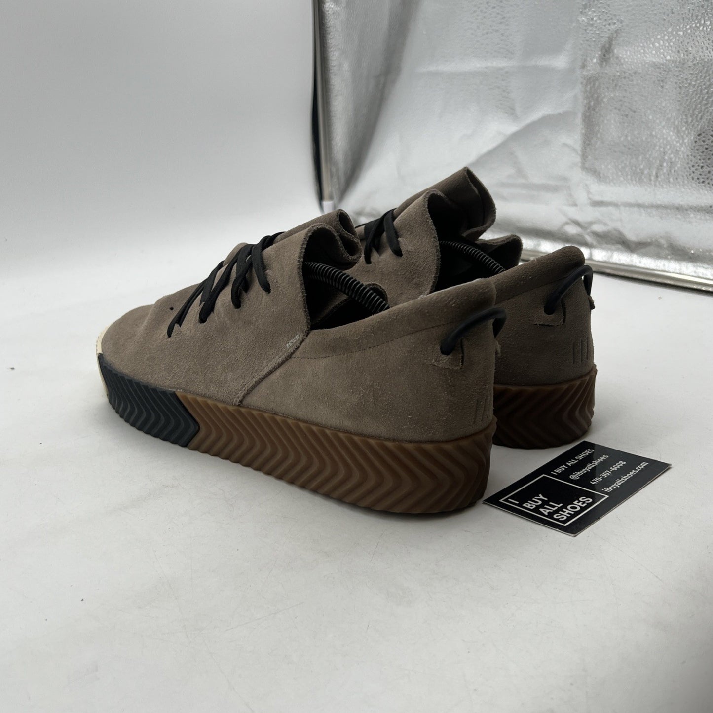 Size 12 - adidas Alexander Wang x AW Skate Light Grey (BY8910)