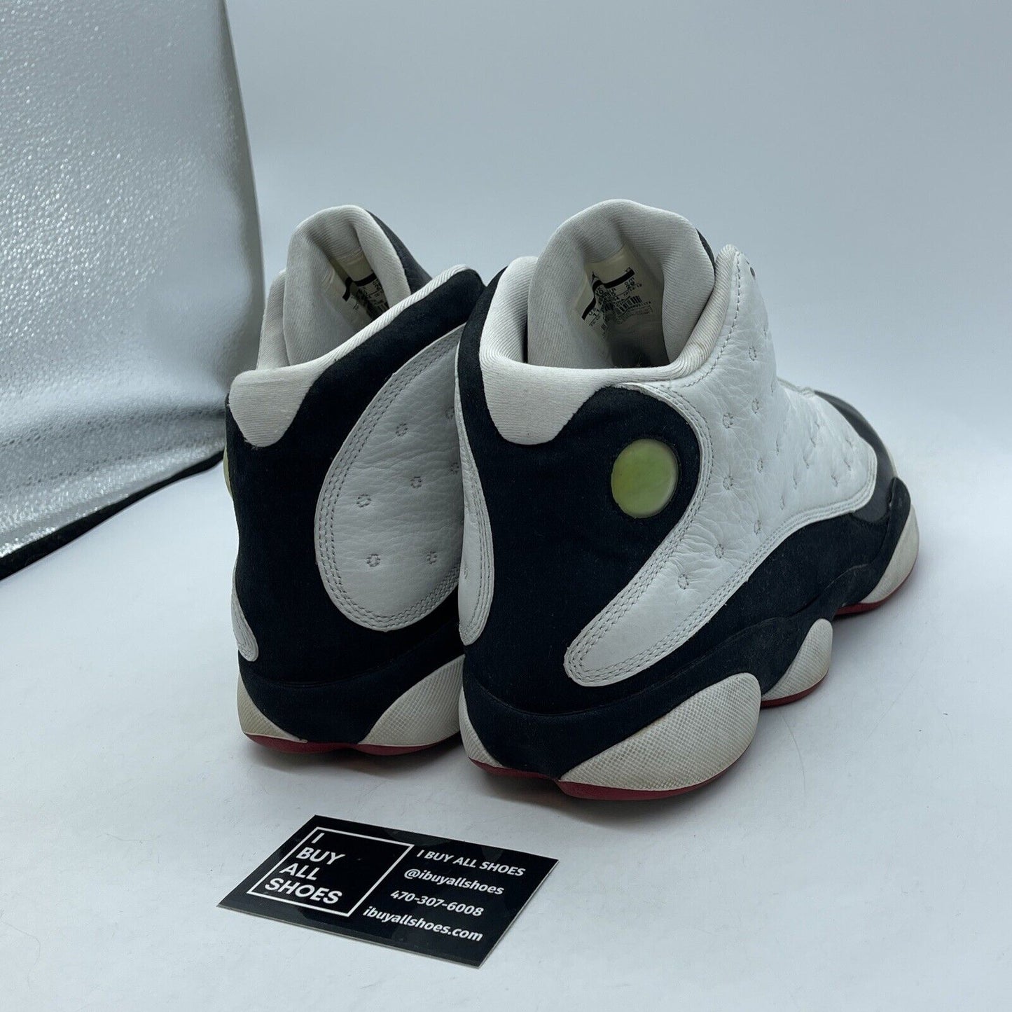Size 11 - Air Jordan 13 Retro 2013 He Got Game Black White Suede (309259-104)