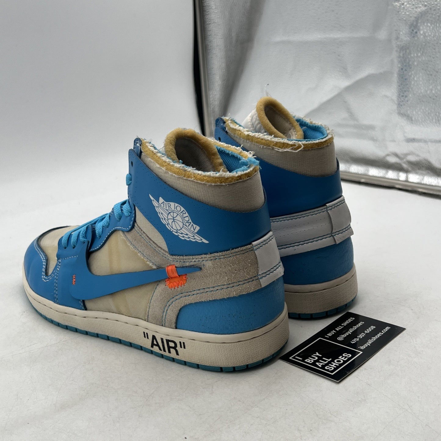 Size 10.5 - Air Jordan 1 Retro OG x Off-White High UNC (AQ0818-148)