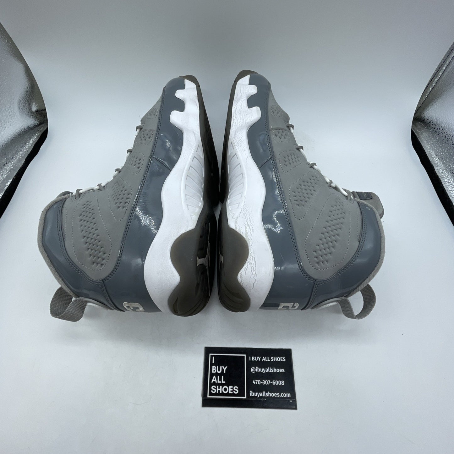 Size 11.5 - Air Jordan 9 Retro 2012 Cool Grey (302370-015)