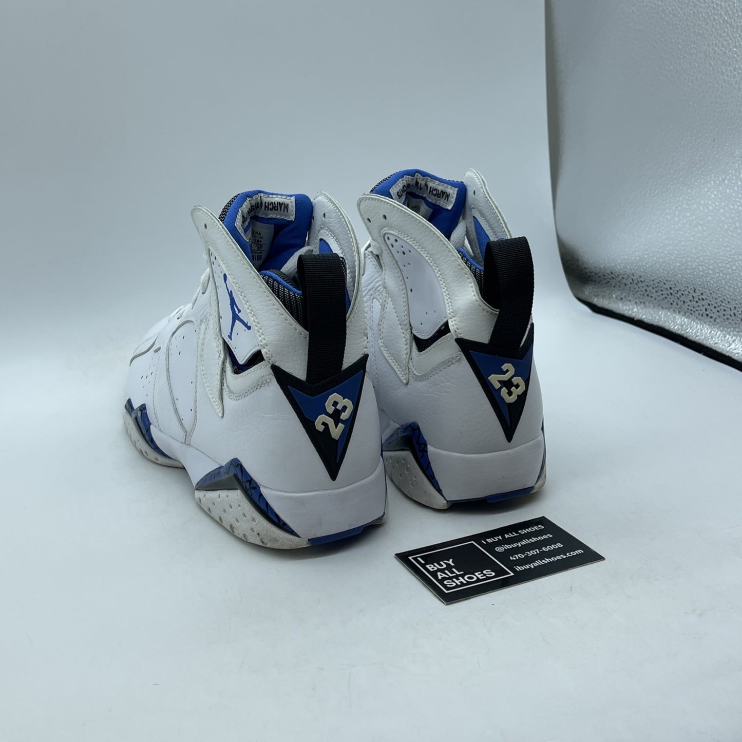 Size 9 - Air Jordan 7 Retro DMP Orlando Blue White Leather (304775-161)
