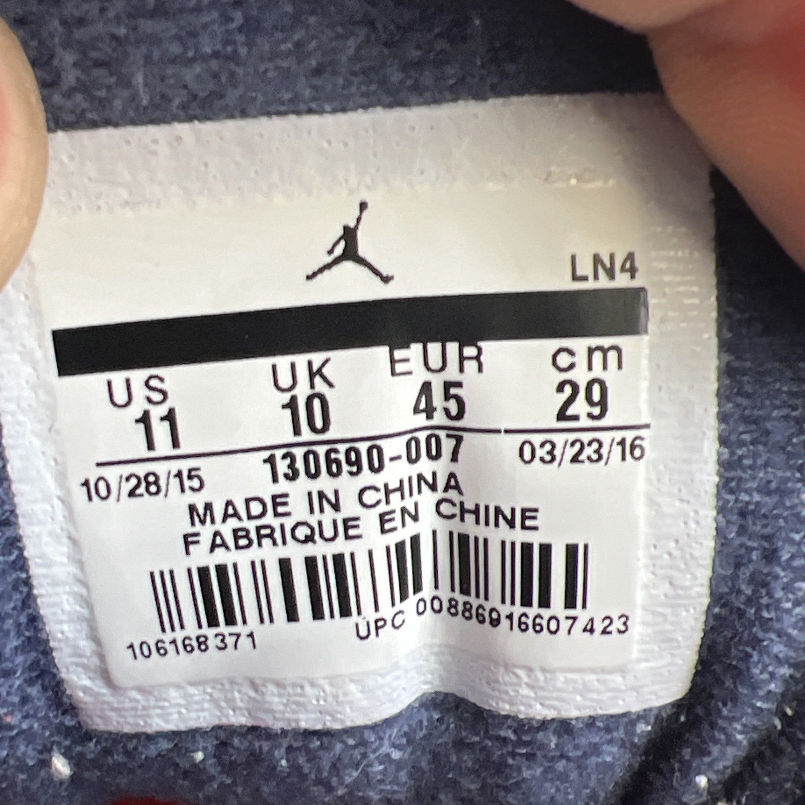 Size 11 - Air Jordan 12 Retro Grey University Blue (130690-007)