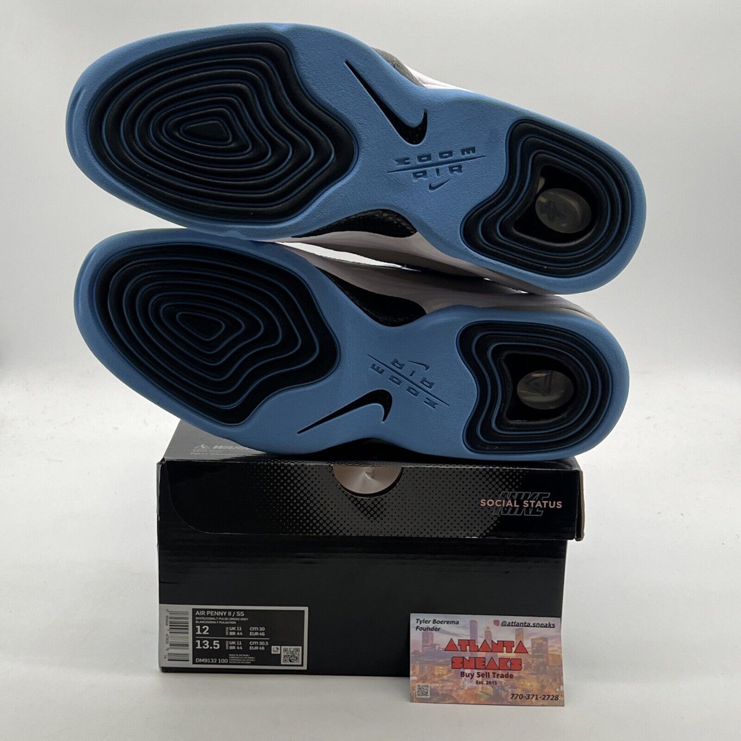 Size 12 - Nike Social Status x Air Penny 2 Playground University Blue DM9132-100