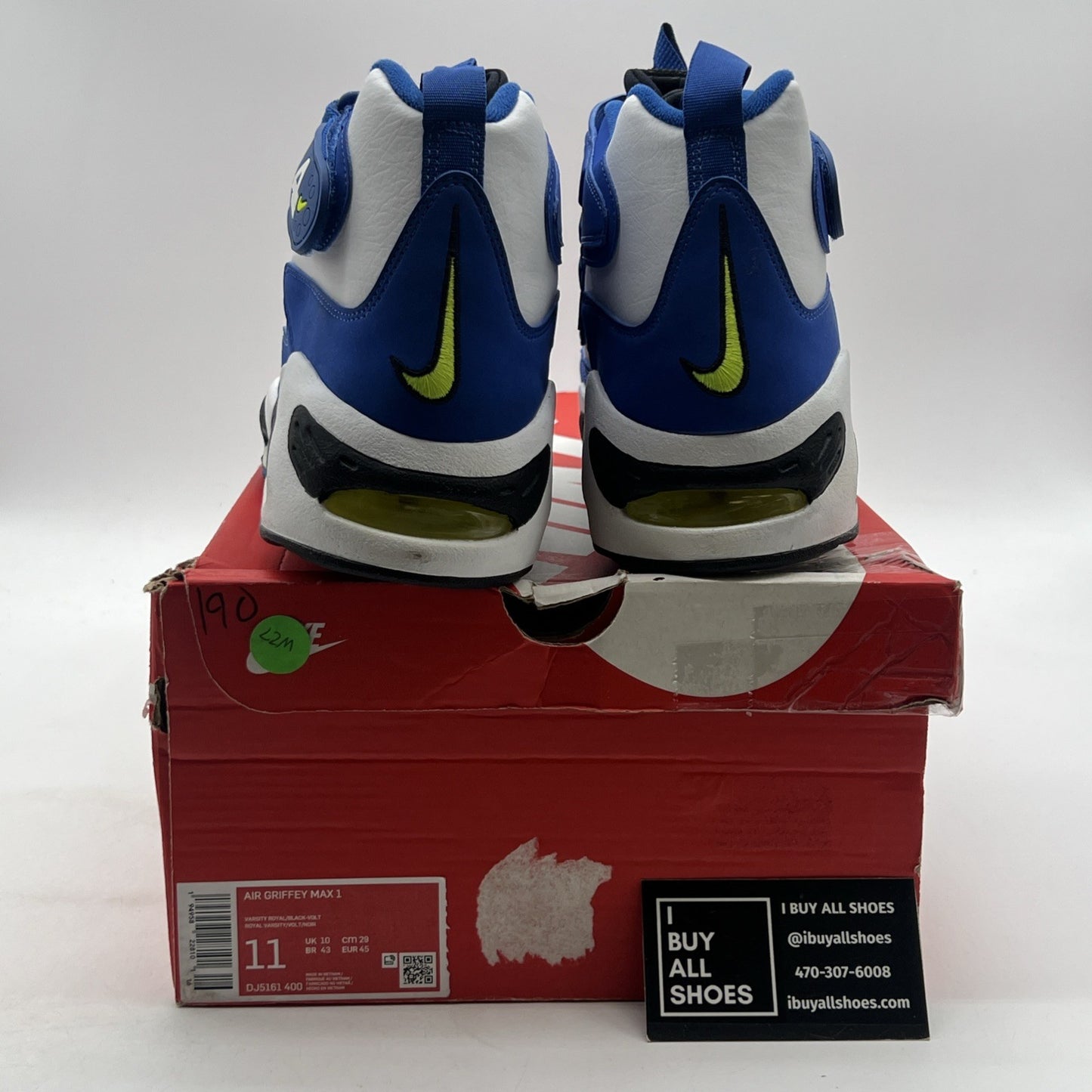 Size 11 - Nike Air Griffey Max 1 2021 Varsity Royal (DJ5161-400)