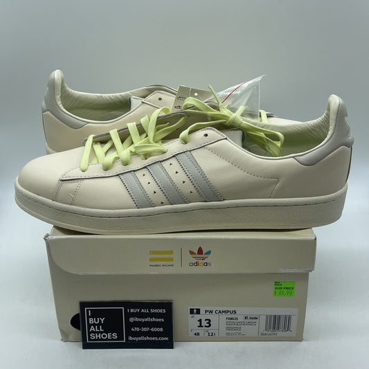 Size 13 - Pharrell Williams x Adidas Campus Ecru Tint (FX8025)
