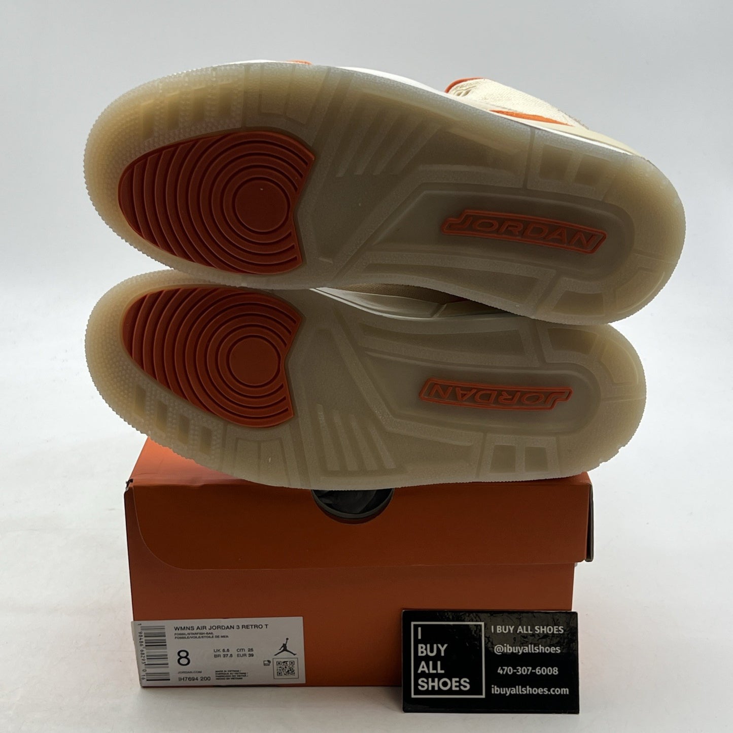 Size 8 - Air Jordan 3 Retro TEX Starfish W (IH7694-200)