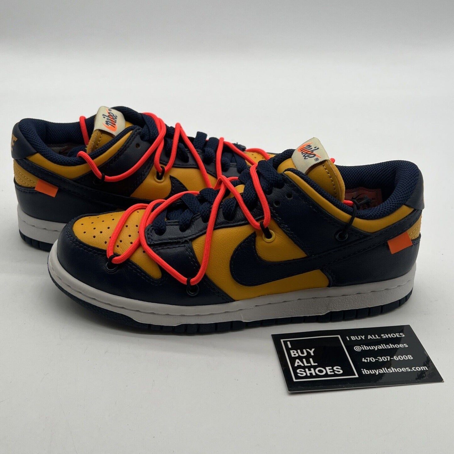 Size 4 - Nike Dunk Low x OFF-WHITE University Gold (CT0859-700)