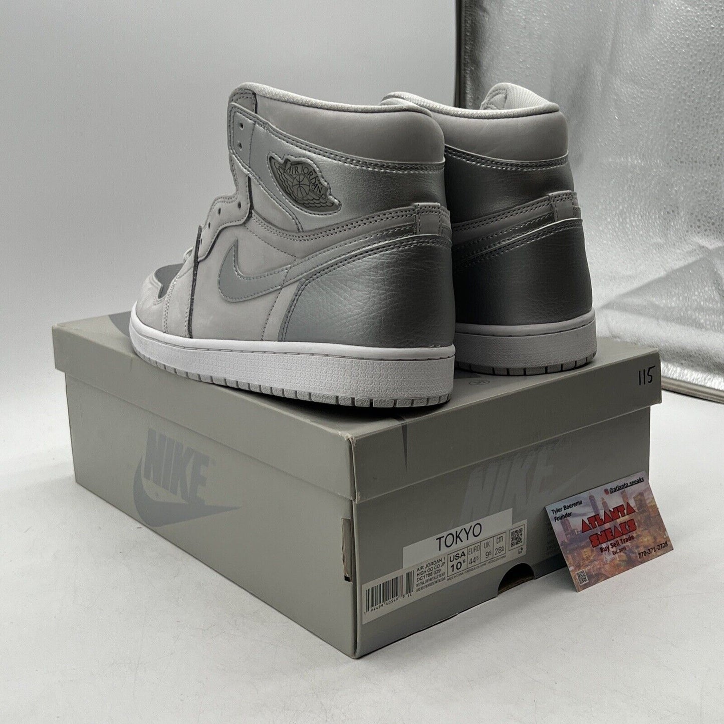 Size 10.5 - Air Jordan 1 Retro OG CO.JP High Tokyo Leather White (DC1788-029)